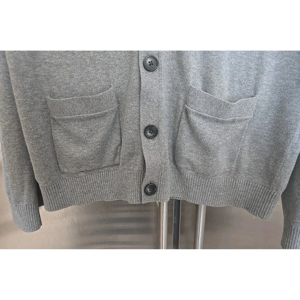 LANDS END OUTFITTERS Men's BUTTON UP Sweater Cardigan SZ‎ M Button Up Pockets